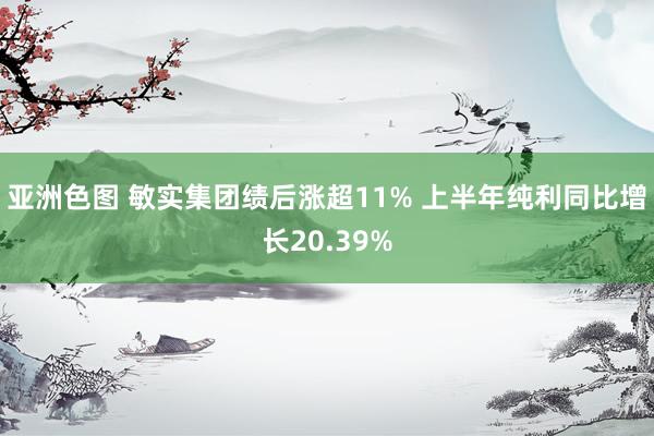 亚洲色图 敏实集团绩后涨超11% 上半年纯利同比增长20.39%