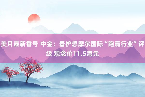 美月最新番号 中金：看护想摩尔国际“跑赢行业”评级 观念价11.5港元